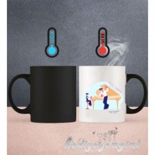 Kişiye Özel Müzik Eğitmeni 2 Tasarımlı Sihirli Kupa