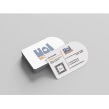 Firma Çift Taraf Tasarım Kartvizit - Özel Makas Kesimi