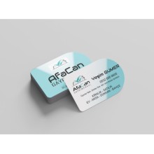 Gayrimenkul Çift Taraf Tasarım Kartvizit - Tam Daire Özel Kesim