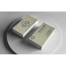 Kurumsal Çift Taraf Tasarım Kartvizit - Köşeli Kesim