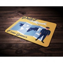 Kişiye Özel Pilot Tasarımlı Mouse Pad