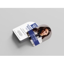 Coldwell Banker Fotoğraflı Dik Çift Taraf Tasarım Kartvizit - Özel Makas Kesimi