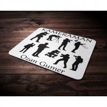 Kişiye Özel Kameraman Tasarımlı Mouse Pad
