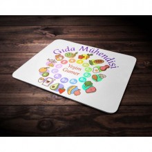 Kişiye Özel Gıda Mühendisi Tasarımlı Mouse Pad