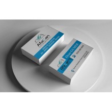 Emlak Çift Taraf Tasarım Kartvizit - Köşeli Kesim