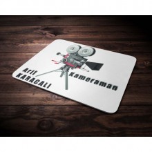 Kişiye Özel Kameraman 2 Tasarımlı Mouse Pad