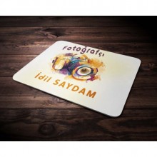 Kişiye Özel Fotoğrafçı 2 Tasarımlı Mouse Pad