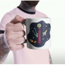 Kişiye Özel İ Harfi Temalı Beyaz Kupa