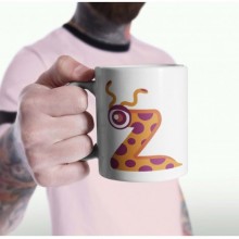 Kişiye Özel Z Harfi Temalı Monster Tasarımlı Beyaz Kupa