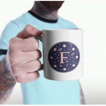 Kişiye Özel F Harfi Temalı Beyaz Kupa