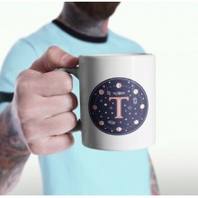 Kişiye Özel T Harfi Temalı Beyaz Kupa