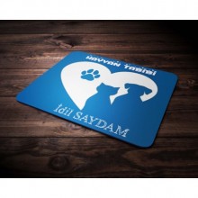 Kişiye Özel Hayvan Tabibi Tasarımlı Mouse Pad