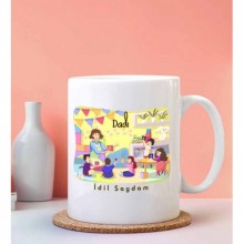 Kişiye Özel Dadı Tasarımlı Beyaz Kupa