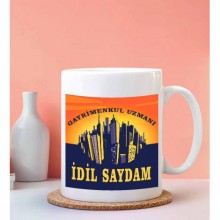 Kişiye Özel Gayrimenkul Uzmanı Tasarımlı Beyaz Kupa