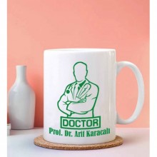 Kişiye Özel Profesör Doktor Tasarımlı Beyaz Kupa