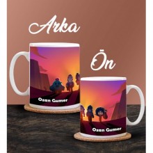 Kişiye Özel Brawl Stars 5 Tasarımlı Beyaz Kupa