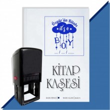 Kişiye Özel  İt's A Boy Tarihli Kitap Kaşesi - Mavi
