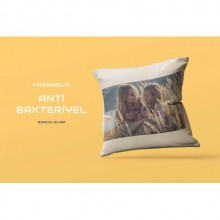 Kişiye Özel Fotoğraf Temalı Kare Saten Yastık