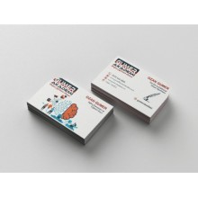 Branş Öğretmeni Çift Taraf Tasarım Kartvizit - Yarım Daire Özel Kesim