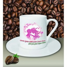 Kişiye Özel Anneler Günün Kutlu Olsun 5 Tema Beyaz Kahve Fincanı