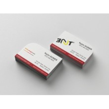 Departman Çift Taraf Tasarım Kartvizit - Yarım Daire Özel Kesim