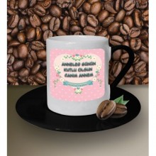 Kişiye Özel Anneler Günün Kutlu Olsun 10 Tasarımlı Kahve Fincanı