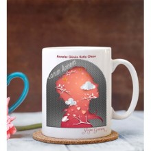 Kişiye Özel Canım Annem 7 Tasarımlı Beyaz Kupa Bardak