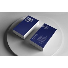 Coldwell Banker Yatay Çift Taraf Tasarım Kartvizit - Köşeli Kesim