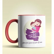 Kişiye Özel Anneler Günün Kutlu Olsun 13 Temalı Kupa Bardak