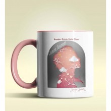 Kişiye Özel Canım Annem 7 Tasarımlı Pembe Kupa Bardak