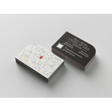 Bayan Kuaförü Çift Taraf Tasarım Kartvizit - Yarım Daire Özel Kesim