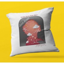 Kişiye Özel Canım Annem 7 Tasarımlı | Saten Kare Yastık