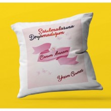 Kişiye Özel Canım Annem 3 Tasarımlı | Saten Kare Yastık