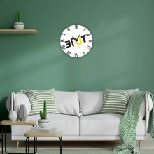 Kişiye Özel Logolu Cam Duvar Saati (27 cm)