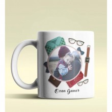 Kişiye Özel Fotoğraflı Tasarımlı Beyaz Kupa