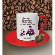 Kişiye Özel Bazı Kahramanların Pelerini Yoktur Tema  Kahve Fincan