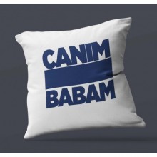 Babalara Özel Canım Babam 6 Tasarımlı Saten Kare Yastık
