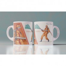 Kişiye Özel İtfaiyeci 2 Tasarımlı Beyaz Renk Kupa