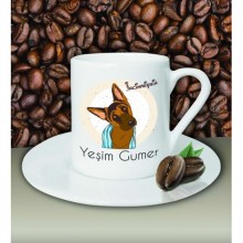 Kişiye Özel İncinmişsin Tasarımlı Beyaz Kahve Fincanı