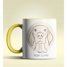 Kişiye Özel Naber Canım Tasarımlı Sarı Renk Kupa