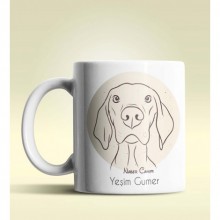 Kişiye Özel Naber Canım Tasarımlı Beyaz Renk Kupa