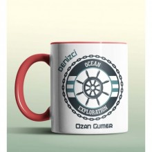 Kişiye Özel Sosyal Hizmetler Uzmanı Tema Kırmızı Renk Kupa