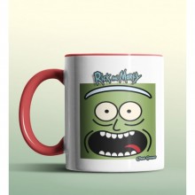 Kişiye Özel Rick and Morty 2 Kırmızı Renk Kupa