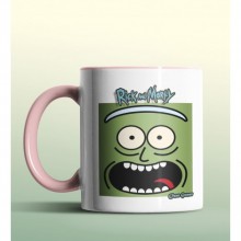 Kişiye Özel Rick and Morty 2 Pembe Renk Kupa