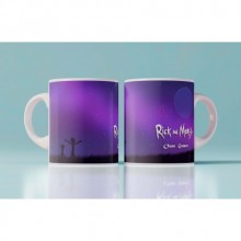 Kişiye Özel Rick and Morty 6 Beyaz Renk Kupa