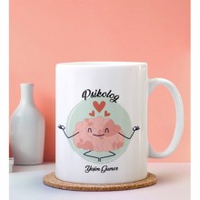 Kişiye Özel Psikolog Tasarımlı Beyaz Kupa