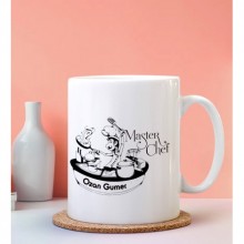 Kişiye Özel Master Chef Tasarımlı Beyaz Kupa