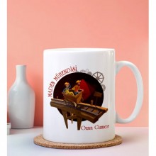 Kişiye Özel Maden Mühendisi Tasarımlı Beyaz Kupa