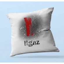 Kişiye Özel I Harfi Temalı Karakter Tasarım Saten Kare Yastık