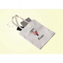 Kişiye Özel F Harfi Temalı Gül Tasarım Bez Çanta